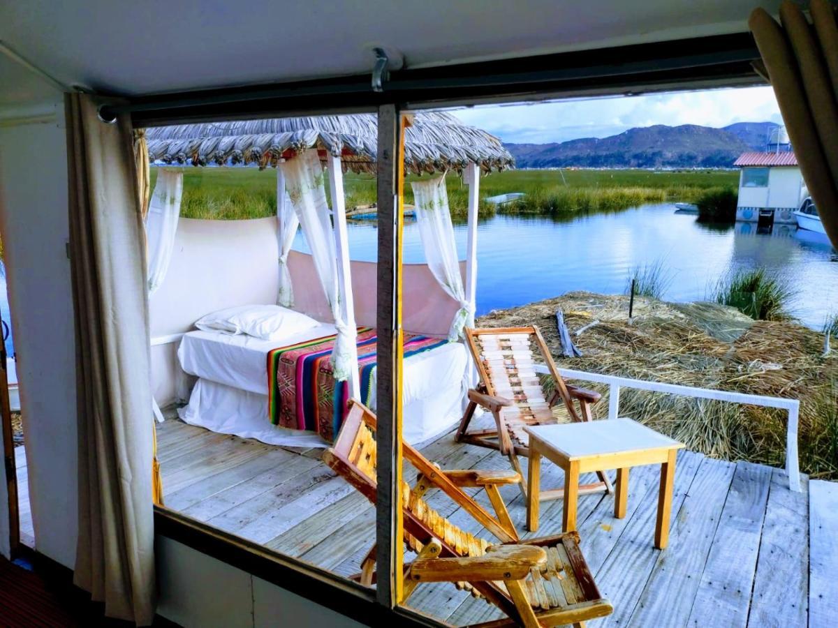 Titicaca Wasy Lodge Puno Bagian luar foto