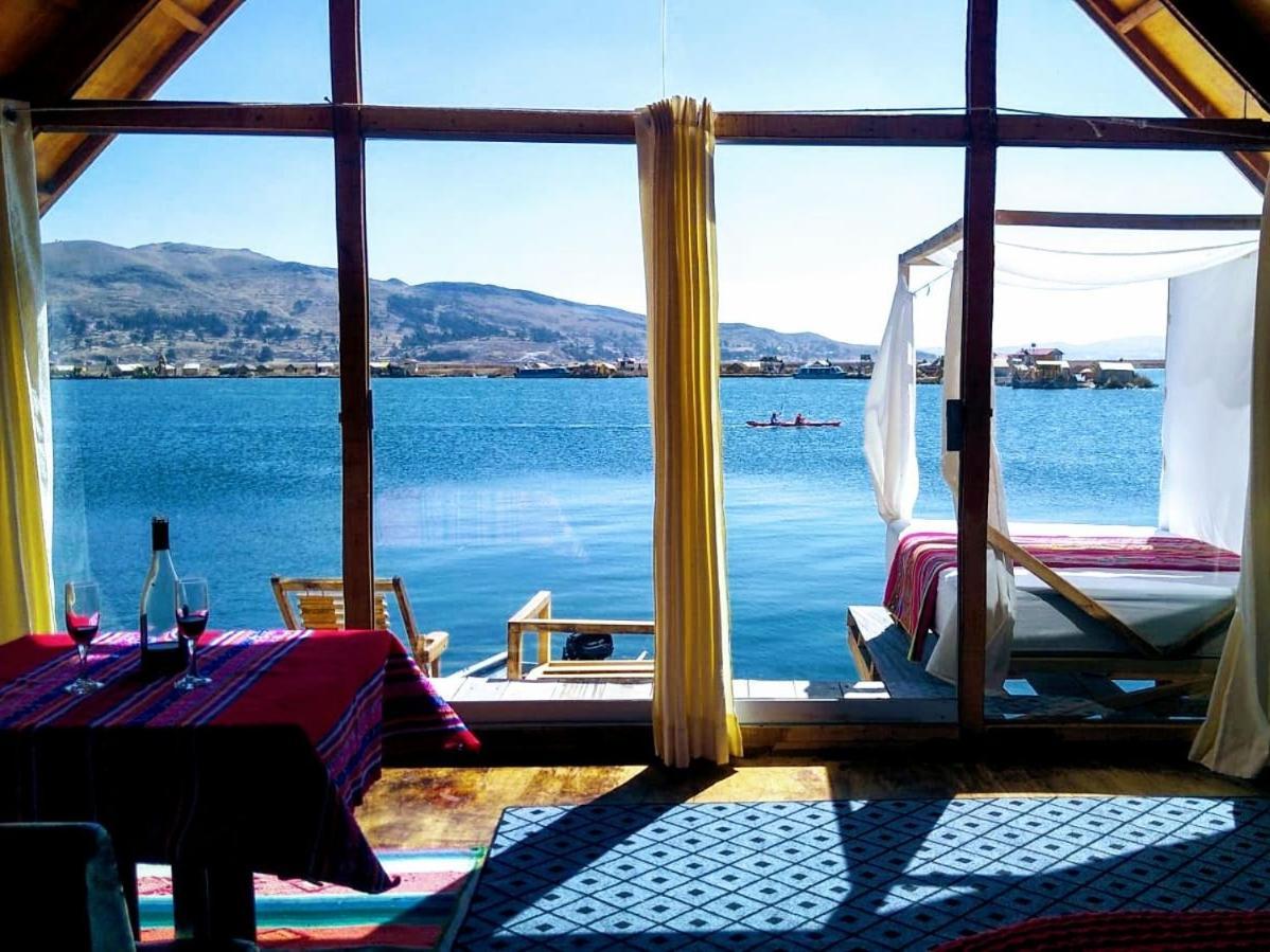 Titicaca Wasy Lodge Puno Bagian luar foto